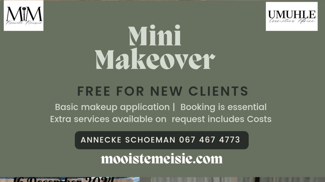 ⁣Book your mini makeover